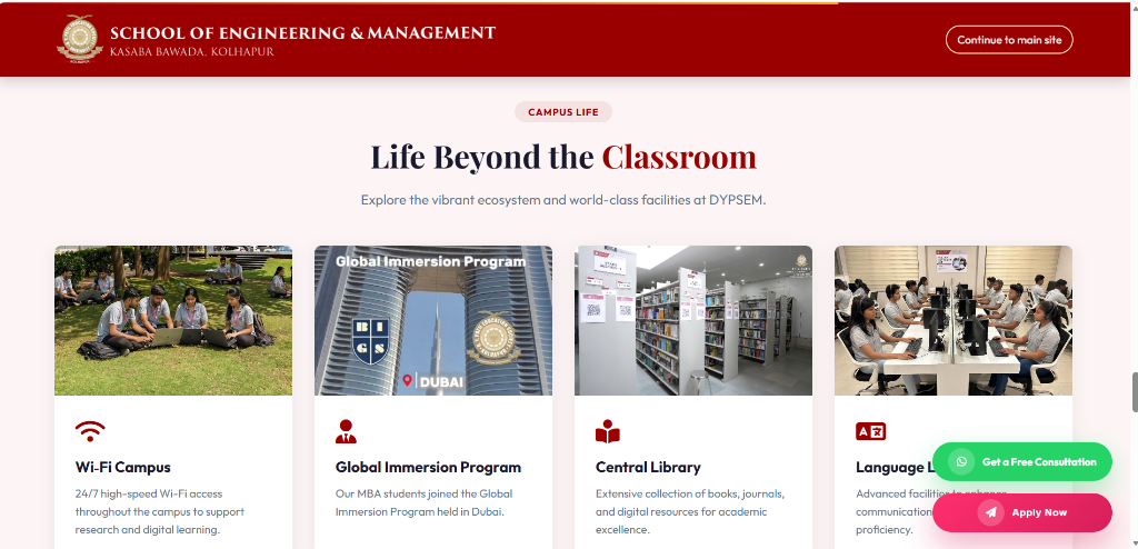 DYPSEM Landing Page Project Preview - High Performance Lead Generation Web Application